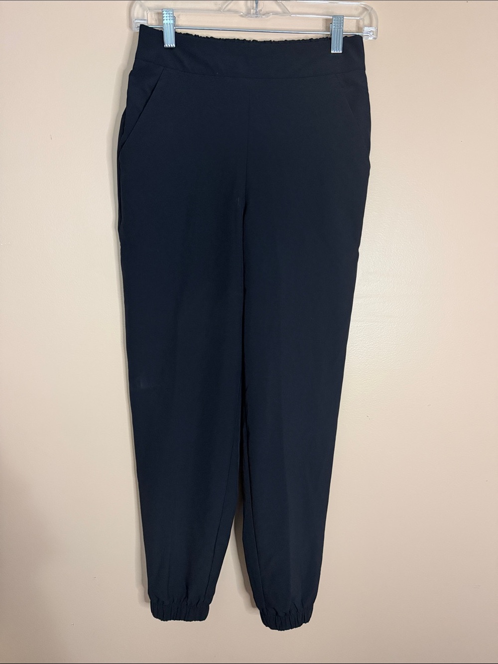 all in motion Women's Black Elastic-Waist Jogger Pants